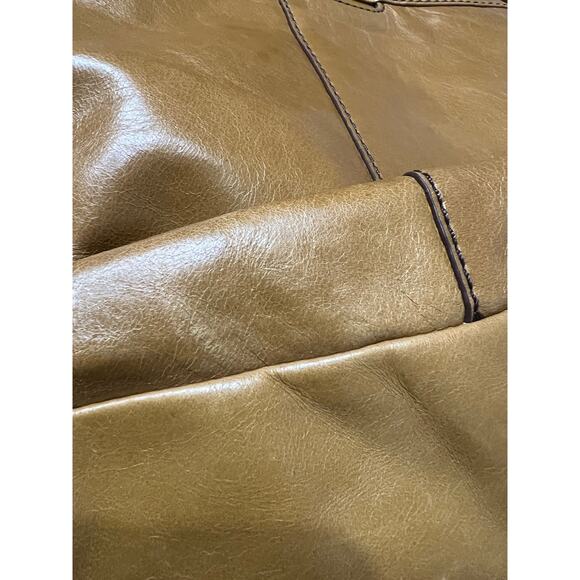 HOBO Merrin Convertible Shoulder Bag Backpack Honey Tan Leather Zippers Purse - Picture 11 of 11